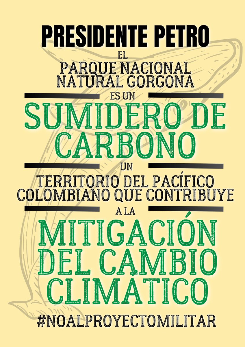 Presidente <a href="/petrogustavo/">Gustavo Petro</a> si estamos en un nuevo de enfoque de País, donde se reconoce la importancia de nuestra biodiversidad, su protección y rol en la crisis climática ¿Por qué #Gorgona no está en el centro de del Gobierno de la Potencia Mundial de la Vida? #SOSIslaGorgona