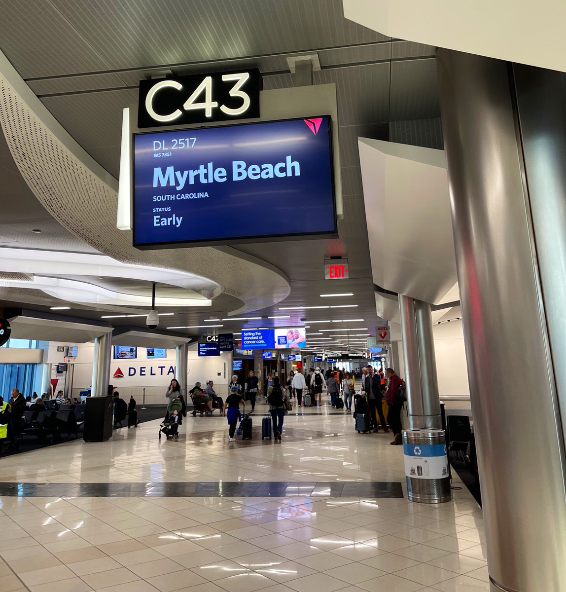 BradKTEC's tweet image. En route to @visitmyrtleb for the @NREDAnews Annual Conference to talk all things rural #RuralEconomicDevelopment