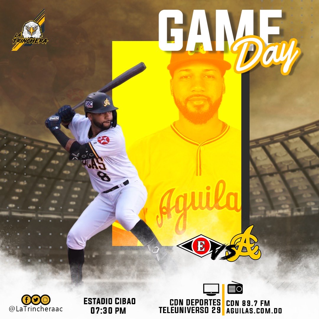 LaTrincheraAC's tweet photo. Juego el día, recibimos a los Leones en el Estadio Cibao.

#LaTrinchera https://t.co/saQOU3jzzH