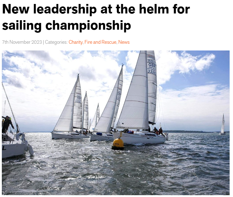 ukfiresailing's tweet photo. UKFSC Featuring on The Emergency Service Times! β΅οΈ
https://t.co/MUlwUma3Zq
#ukfsc #ukfsc2024 https://t.co/aIDUszrVEh