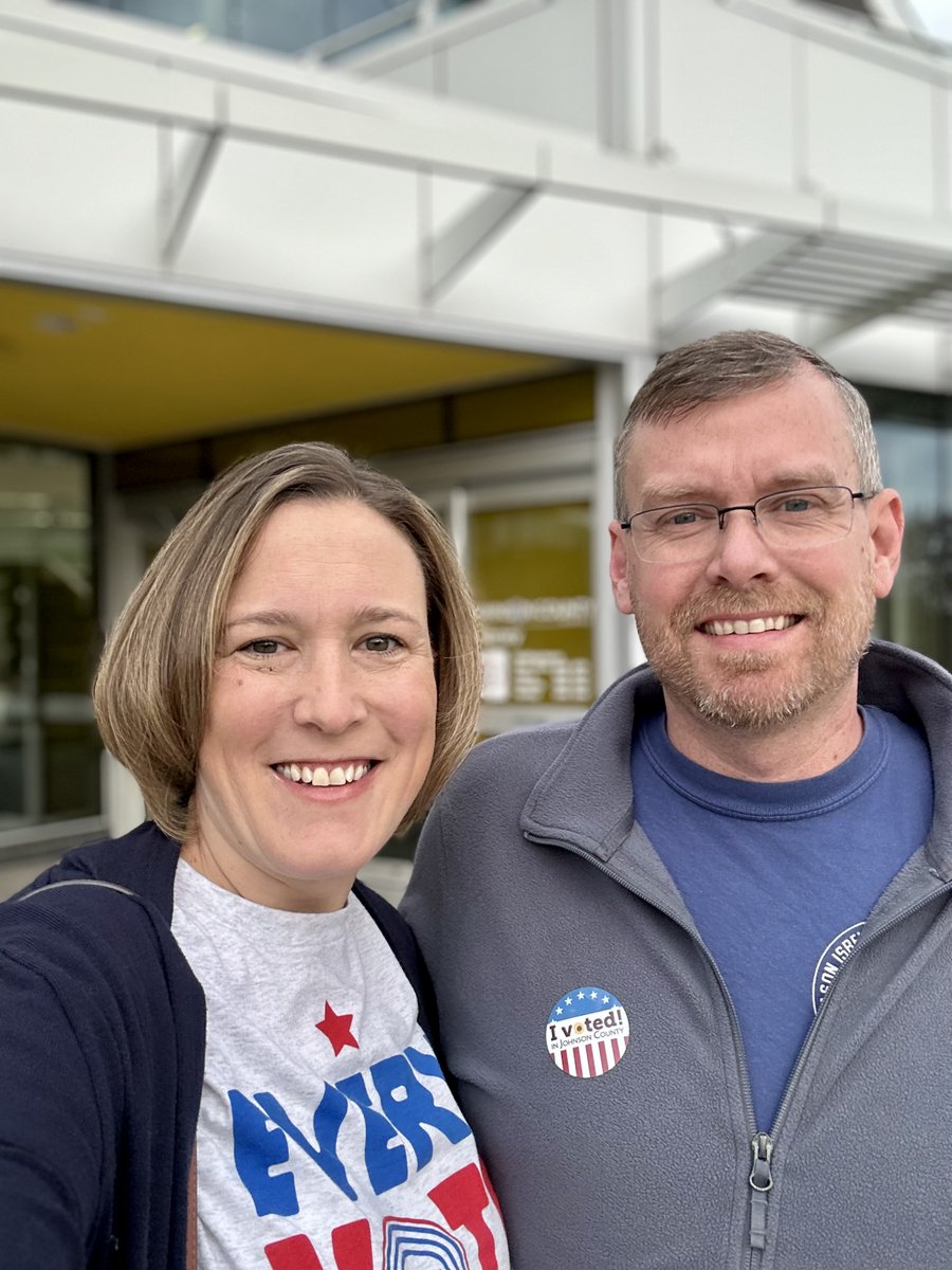 Courtney4Kansas's tweet photo. Happy Election Day!!! 
✅ Check your sample ballot and find your polling place. https://t.co/5v3IyRS79B
✅ Arrive by 7 p.m. tonight!
🗳 Cast your ballot.
✅ Get the fancy sticker!
#vote #election2023 https://t.co/STOaIz0XNr