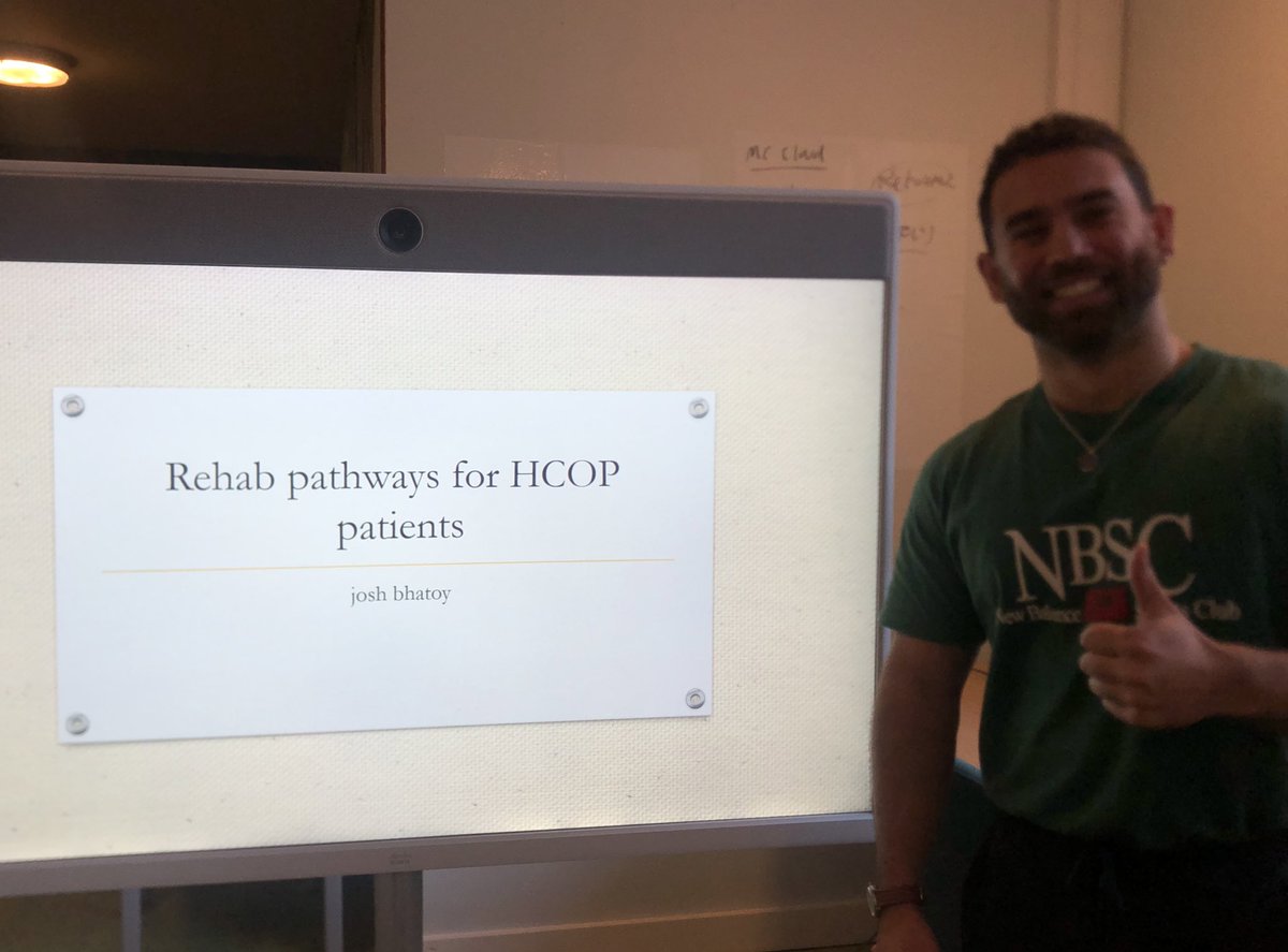 Josh Bhatoy carried out his project looking at rehabilitation pathways for HCOP patients aiming to increase awareness and knowledge of discharge options and help staff choose the appropriate approach.