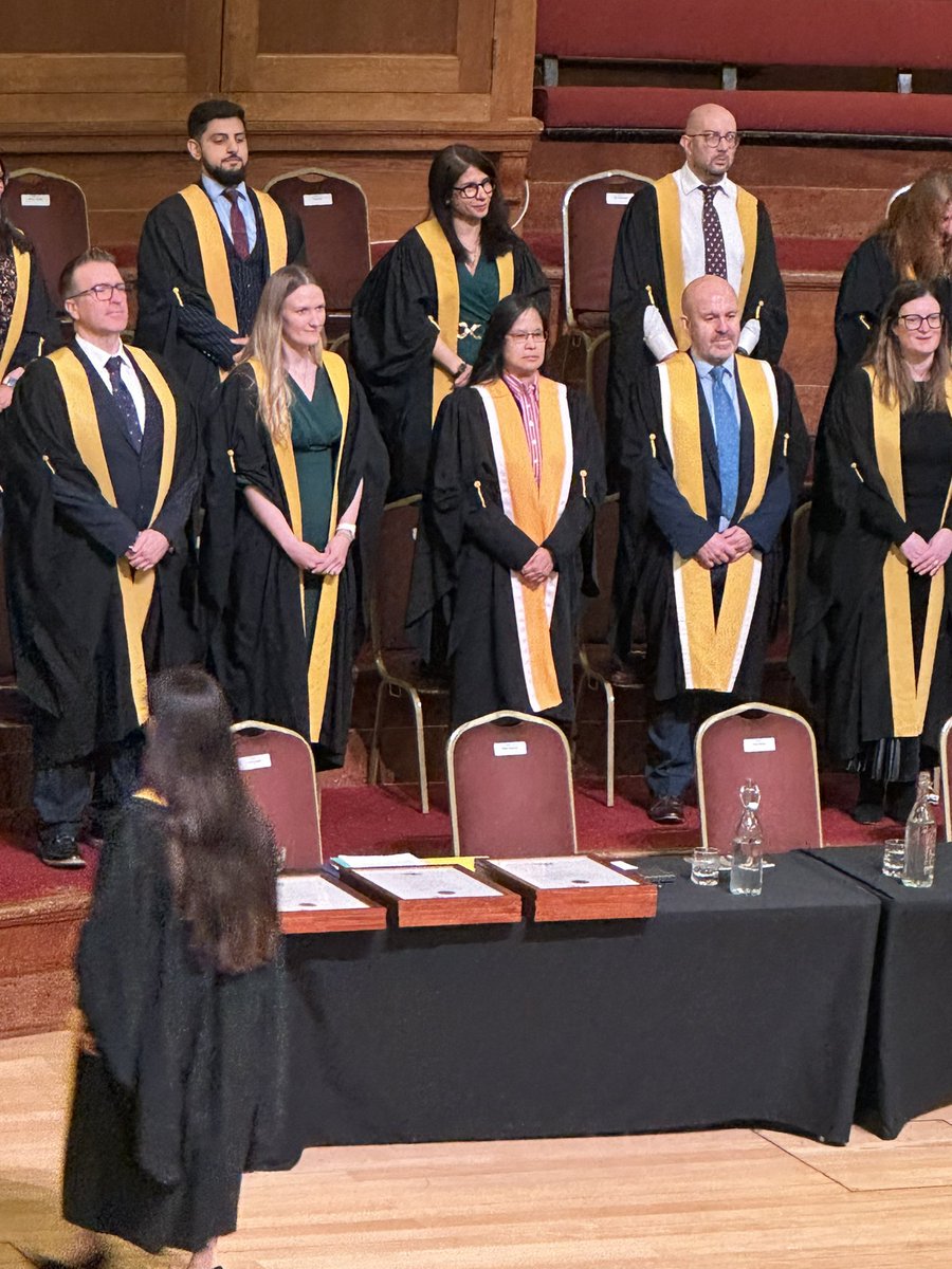 I have also spotted former UH Head of Optometry Professor Joy Myint, celebrating the diplomates today in South West London! #DiplomaCeremony