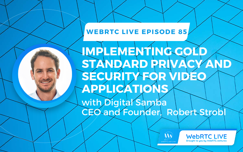WebRTC.ventures (@webrtcventures) on Twitter photo WebRTC Live Episode 85 is tomorrow at 12:30 pm EST! Join <a href="/ArinSime/">@ArinSime</a> and <a href="/getdigitalsamba/">Digital Samba</a>'s <a href="/robertstrobl/">Robert Strobl</a> for a discussion on current and future regulations and how to keep #videoconferencing data safe. #datasecurity #dataprivacy #WebRTC #GDPR #TADPF #HIPAA webrtc.ventures/webrtc-live/ WebRTC Live Episode 85 is tomorrow at 12:30 pm EST! Join <a href="/ArinSime/">@ArinSime</a> and <a href="/getdigitalsamba/">Digital Samba</a>'s <a href="/robertstrobl/">Robert Strobl</a> for a discussion on current and future regulations and how to keep #videoconferencing data safe. #datasecurity #dataprivacy #WebRTC #GDPR #TADPF #HIPAA webrtc.ventures/webrtc-live/