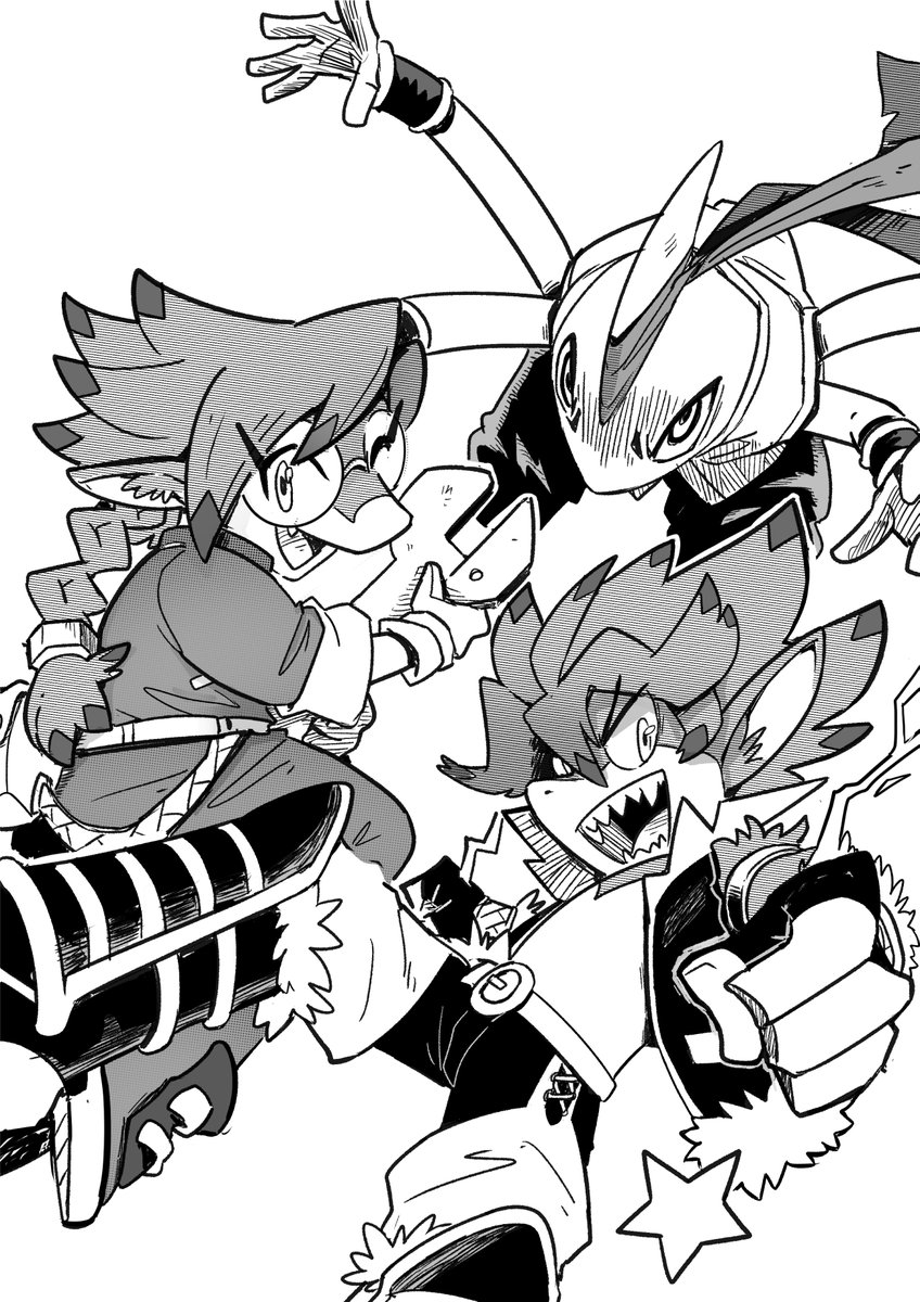 CiderHype's tweet photo. Fling Saga: Endless Summer
Fling (on bottom), Fuchsia (on left) and Axel (on right) are ready to kick it up a notch!
Art by Thunderderder
#manga
#FlingSaga
#KickItUp
#Ciderverse https://t.co/kxe9Sm1di8