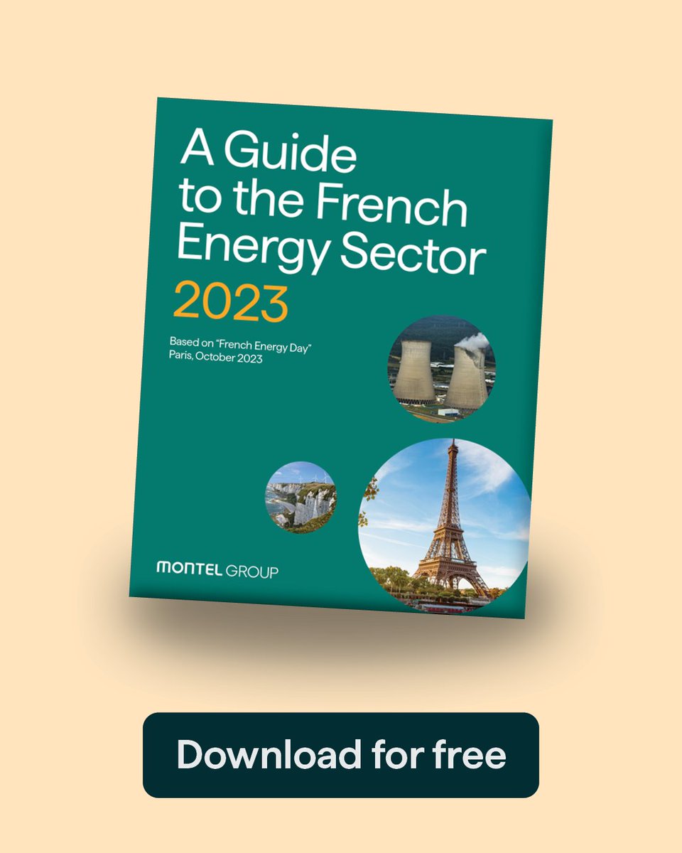 📗 Dive into the latest insights of France's energy landscape with our FREE Ebook: 'A Guide to the French Energy Sector 2023'.

This eBook brings together experts from @EurasiaGroup, @CallendarIntel, @f_renouvelables, @AuroraER_Oxford, Aluminium Dunkerque, @OperaEnergie,…