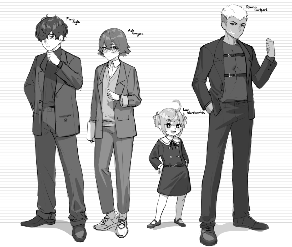 franhamii's tweet photo. WIP | Some OCs https://t.co/31WhioJoJS