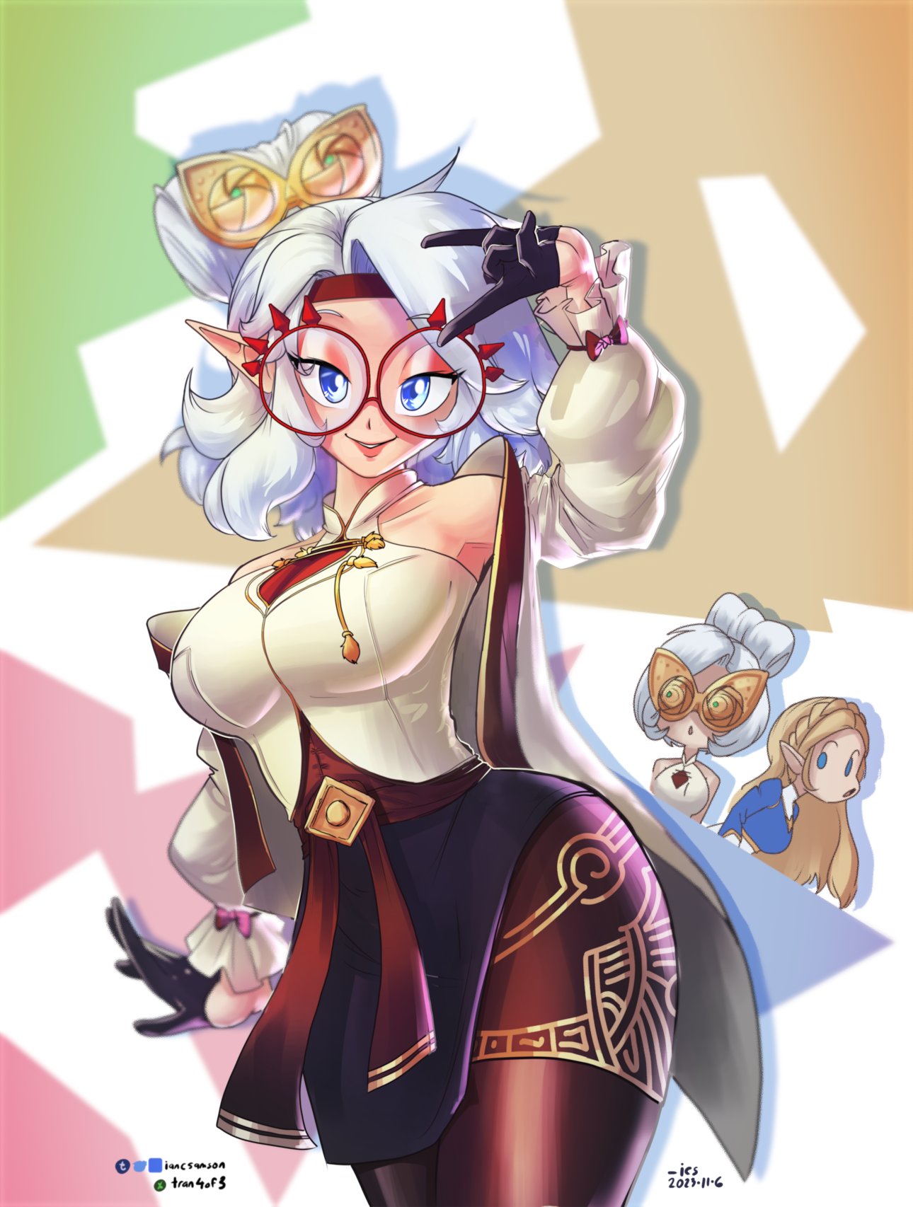Ian C Samson 🧢 on X: Another Rule 63 Link, rockin' some researcher  fashion! I wonder what kind of abilities Link gets from Purah's outfit.  t.cozeKR244wvG  X
