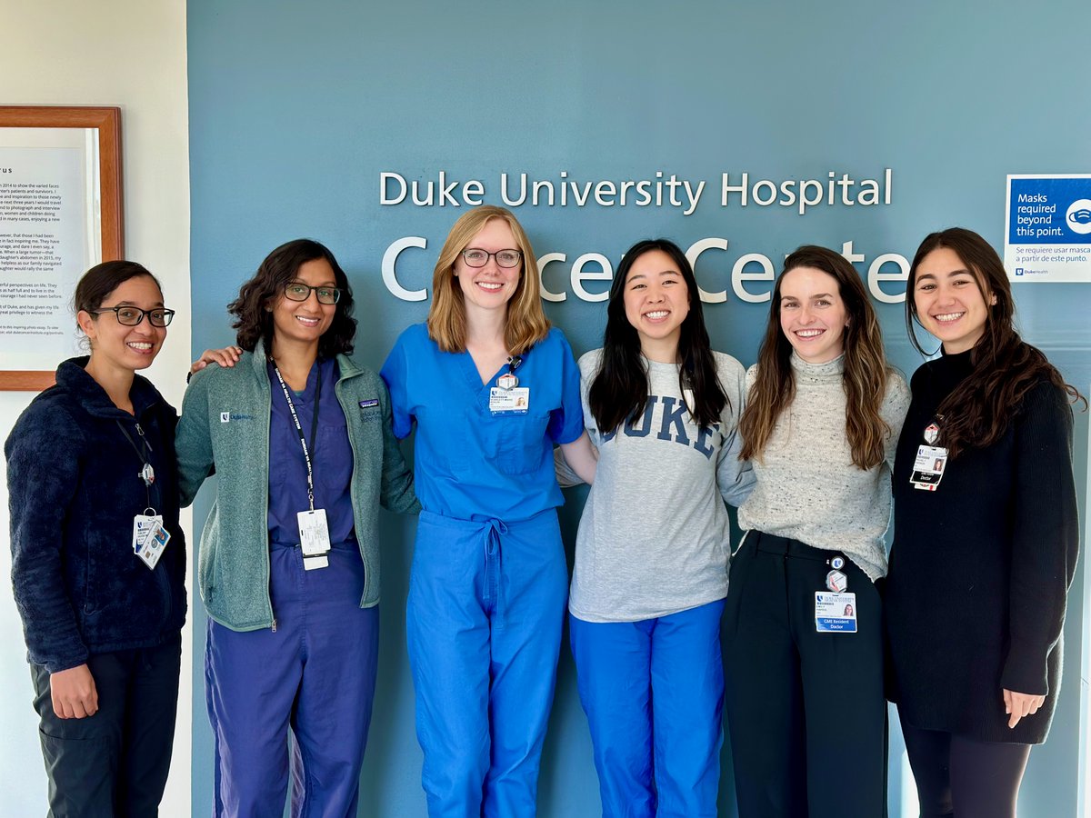 Our women resident physicians – the future of #RadOnc is bright! ✨ 

#WeWhoCurie #WomenWhoCurie @DukeCancer @S_W_R_O @ASTRO_org @ARRO_org #WomenInMedicine #ILookLikeADoctor