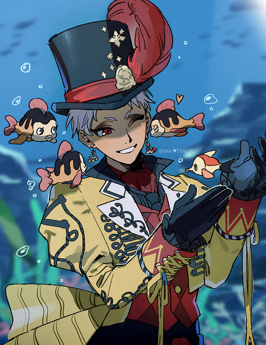 「hat underwater」 illustration images(Latest)