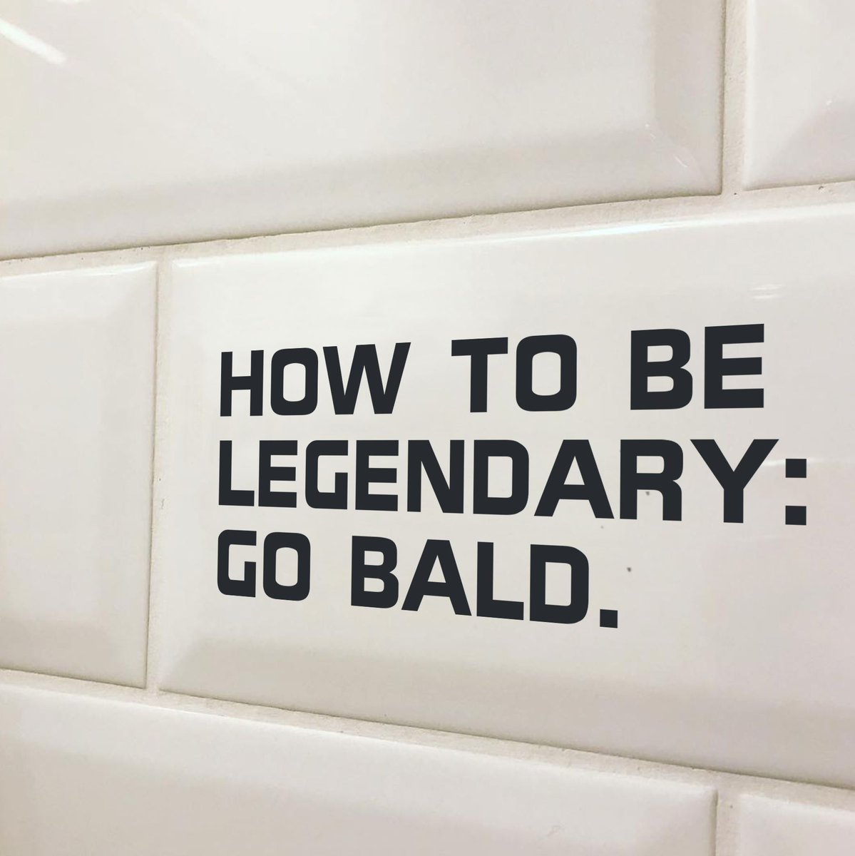Go bald!🙌  

#BaldAndProud #BaldByChoice #BaldAndBeautiful #BaldAndConfident #EmbraceTheBald #RockTheBald