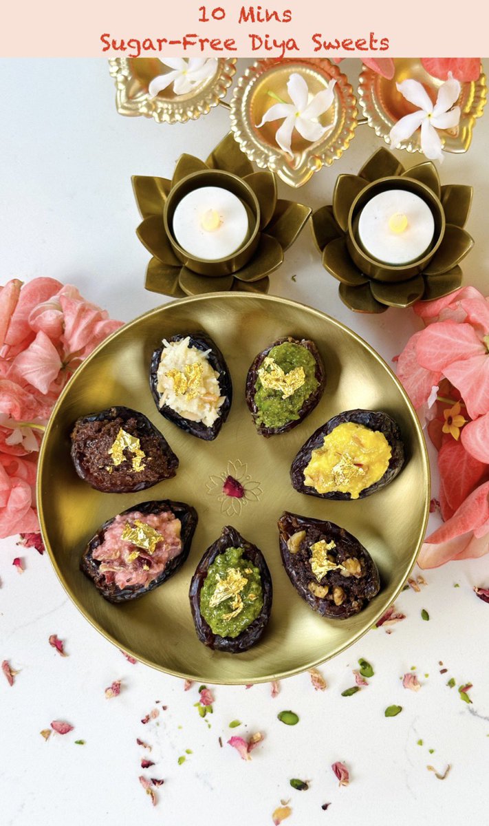 FlavourfulFoods's tweet photo. ✨🪔Is Deepawali Kuch Meetha Ho Jaye
Nutty Date Diya - 10 mins Sugarfree sweet 
https://t.co/Clgh8Lwhii https://t.co/ArZ6sAQWkk