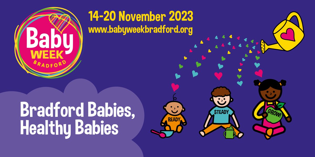 #BabyWeekBradford is back from 14-20 November!

This year’s event has some fantastic events happening across the district for families and the early years workforce.

👉 bradfordhospitals.nhs.uk/baby-week-brad…