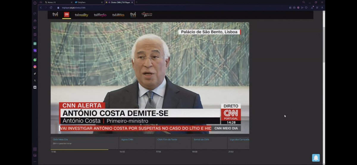 eu a ver a demissão do costa com os tropas no discord 🔥
