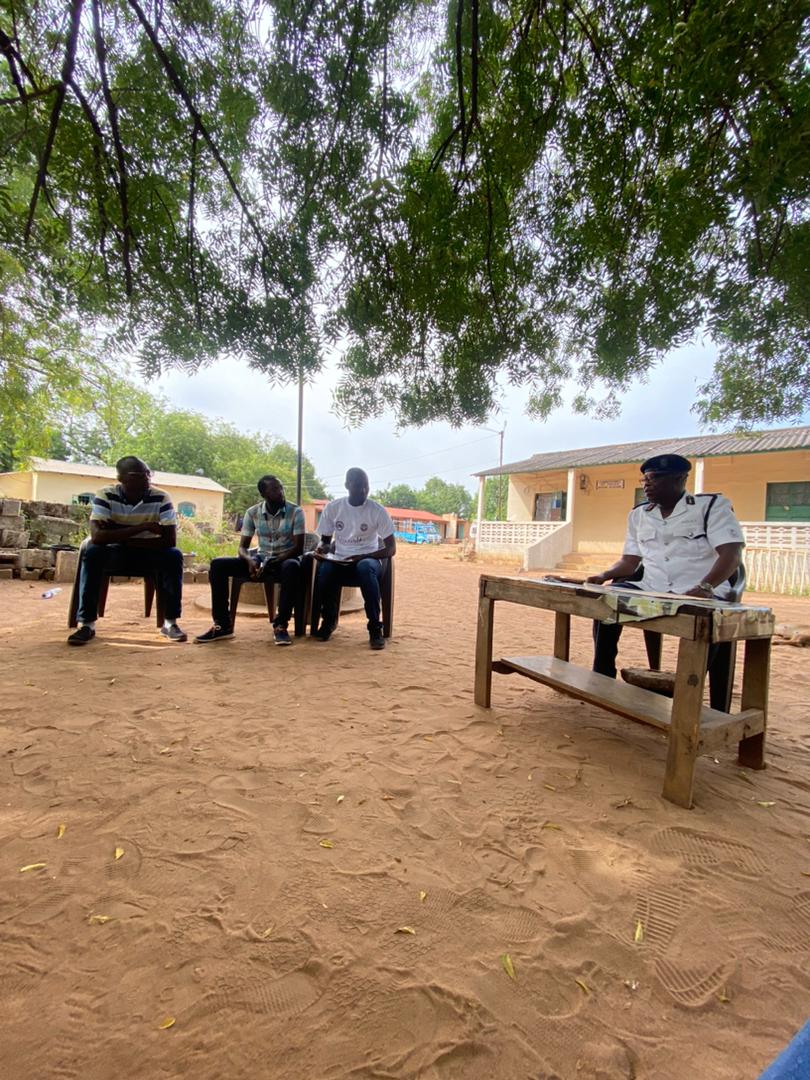 CyberGambia's tweet photo. Our nation wide engagement continue in URR and CRR where we met with the Commissioner of Police URR, Chairman Basse Area Council, Commissioner Immigration, Nasir Senior Secondary School, Brikamaba Alkalo and Principal of Brikamaba Senior Secondary School. @PURAGM @MoCDE_Gambia https://t.co/Q2DcZVPzEu
