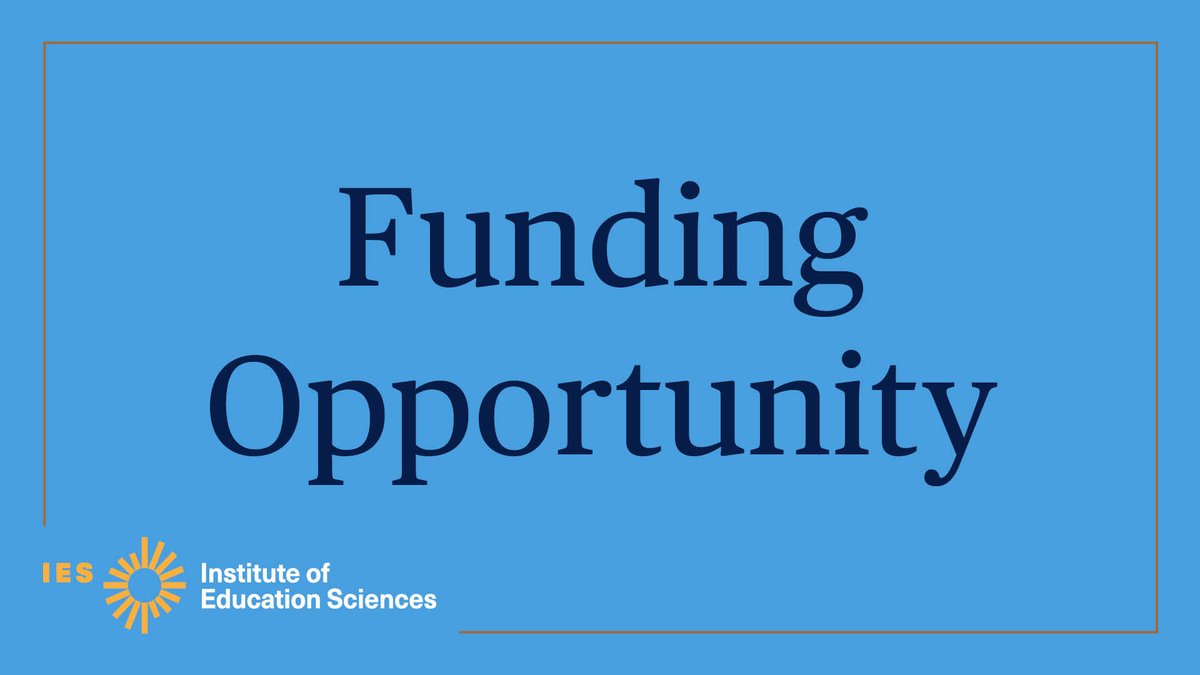 📣Funding Opportunity! Are you an early career researcher interested in Native American education? IES is competing two Early Career Development and Mentoring Programs that might be right for you. Applications are due January 11: ies.ed.gov/funding/ncer_r… #NAHM #NativeEd #Funding