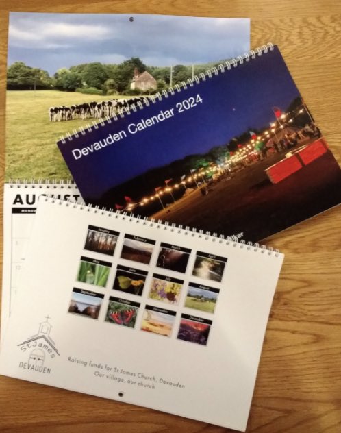DevaudenChurch's tweet photo. Devauden Photography Competition Calendar 2024

Price £10
 All profits for St James Repair Funds
 Available now from Devauden Stores!

#devauden #church #devaudenliving https://t.co/vOPgCzwfW9