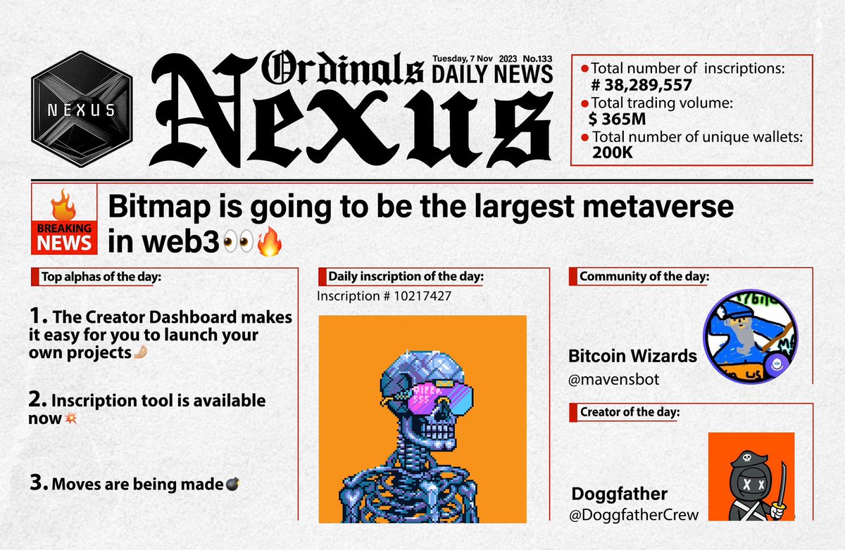 𝐁𝐑𝐄𝐀𝐊𝐈𝐍𝐆: #Bitmap is going to be the largest metaverse in web3 👀🔥

Here is your 1-minute recap of #Ordinals space to be ahead of the curve🧵: