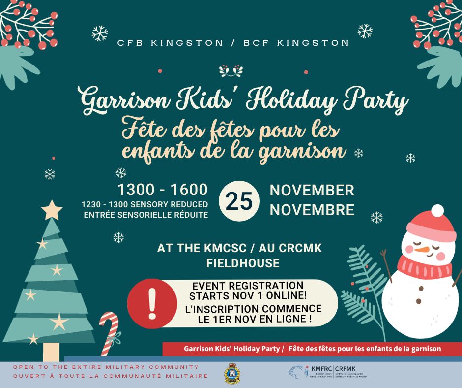 Register online at kmfrc.com.
Enregistrez vous au kmfrc.com