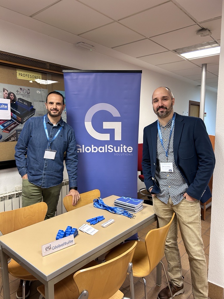 global_suite's tweet photo. Hoy estuvimos presentes en la 𝐕𝐈 𝐉𝐨𝐫𝐧𝐚𝐝𝐚𝐬 𝐝𝐞 𝐄𝐦𝐩𝐫𝐞𝐬𝐚𝐬 en la Escuela Superior de Informática de la Universidad de Castilla-La Mancha en Ciudad Real, que nos permite fortalecer la relación estudiantes-empresa. https://t.co/SOLSNqxXmd
