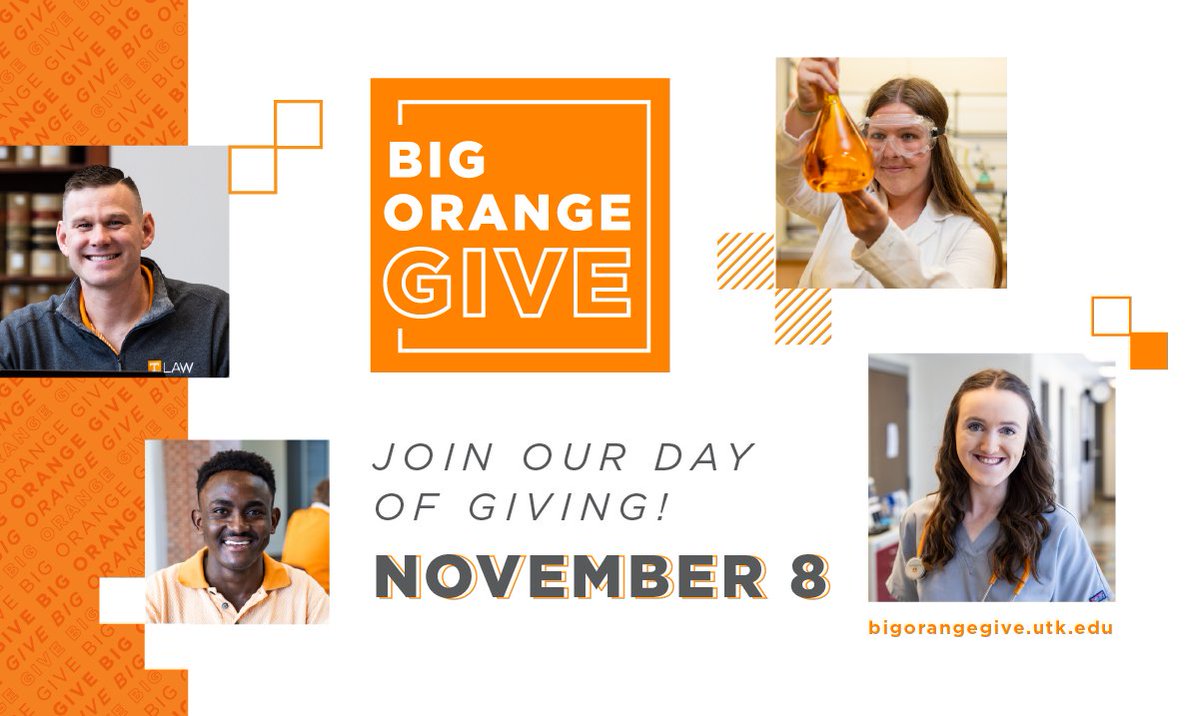 This weekend we’re sending 14 students to the SESAPS meeting @eku. Tomorrow is #BigOrangeGive, UT’s day of giving. Your gift makes travel like this possible so students can share their research and discover more opportunities to grow their careers! bigorangegive.utk.edu/arts-and-scien…