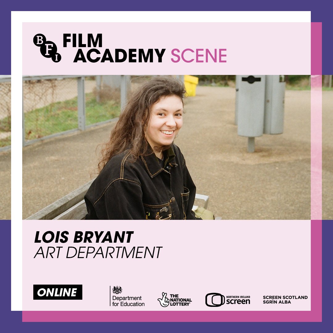 SCENE re-starts this week, with the first of four interviews centred around our Specialist Courses. 

In this first interview, Lois Bryant will talk about our Art Department course, delivered by <a href="/CTSdoFilm/">Calling The Shots</a>.

Tune in at 4pm on Thursday 6 Nov on Instagram live