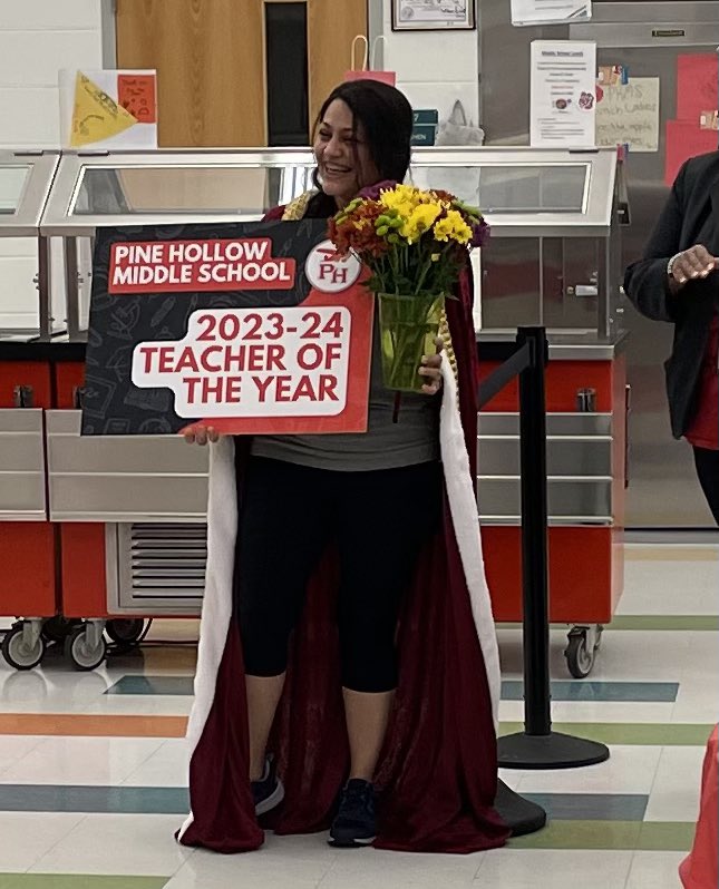 Introducing our 2023-24 Teacher of the Year, Special Educator Ms. Desai!