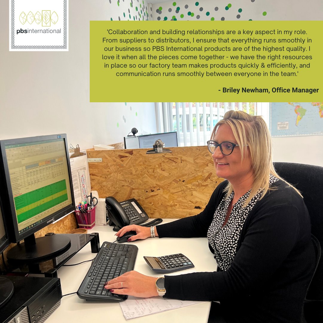 PBS International (@pbsint) on Twitter photo TEAMIE TUESDAY 👋🌱
We thought we would share some of our wonderful team members who help PBS International achieve its status as the world leader in pollination control.
Starting with our office manager, Briley.
Talk to the team today on enquiries@pbsinternational.com TEAMIE TUESDAY 👋🌱
We thought we would share some of our wonderful team members who help PBS International achieve its status as the world leader in pollination control.
Starting with our office manager, Briley.
Talk to the team today on enquiries@pbsinternational.com