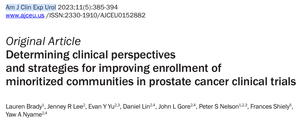 Congratulations to Lauren Brady, MSc Clinical Trials graduate @UCCPublicHealth @CRF_CORK on publishing the findings from her thesis in @UrologySBUR which focused on strategies for improving enrolment of minoritized communities in prostate cancer clinical trials