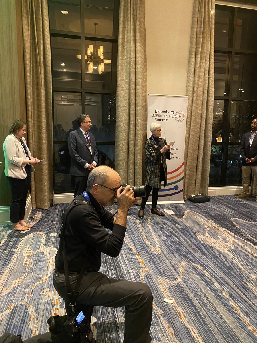 rscullin's tweet photo. So far, so good! #BloombergAmericanHealthSummit2023 @JohnsHopkinsSPH https://t.co/gFZ59CLDee