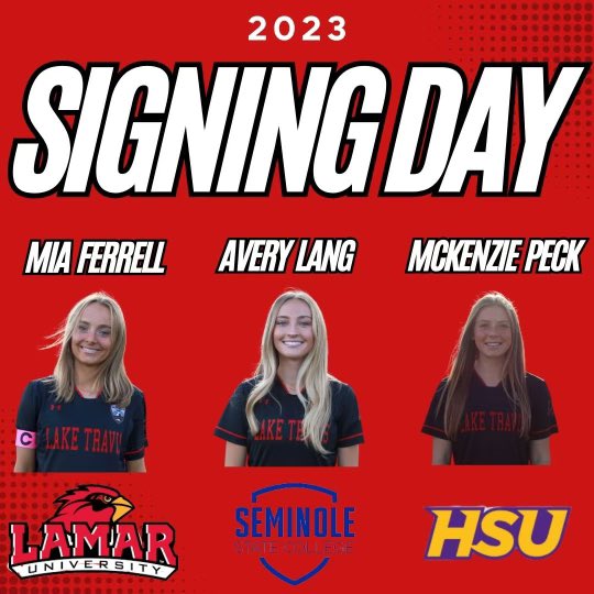 ‼️Signing day 2023‼️Join us in the CAC meeting room at 10:00 on November 8th as we celebrate 3 of our athletes signing their letter of intent to continue their academic and athletic careers into college!