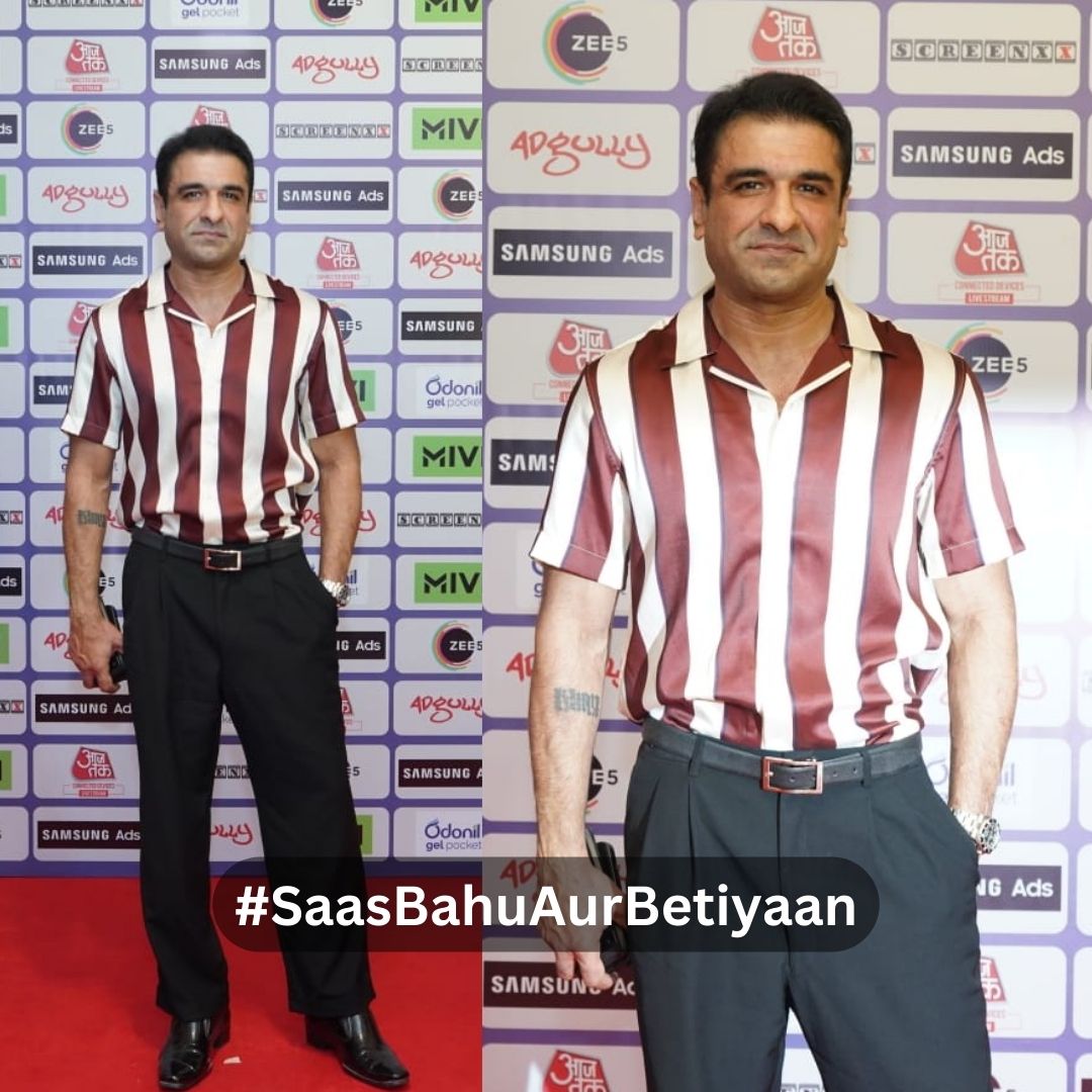 ATSBB's tweet image. Confidence and handsomeness go hand in hand. Take a look at actor Eijaz Khan’s clean-shaven look at an award function. 

#eijazkhan #handsome #goodlooks #sbb #saasbahuaurbetiyaan