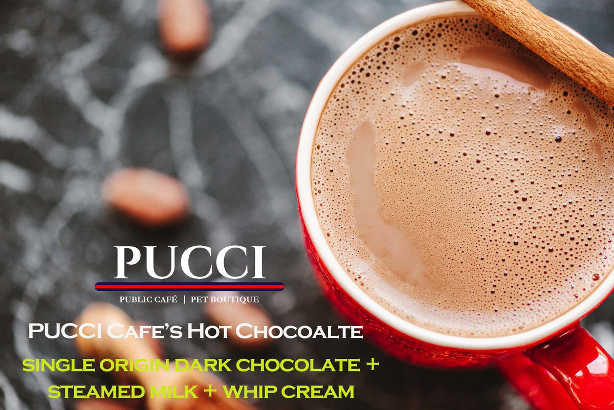 puccicafe's tweet photo. Indulging in a cup of pure happiness at PUCCI Cafe. Cheers to delicious Hot Chocolate! 😍 #PUCCICafe #HotChocolateLove  https://t.co/UpVGZsmwzU https://t.co/vKMBm1HD0y