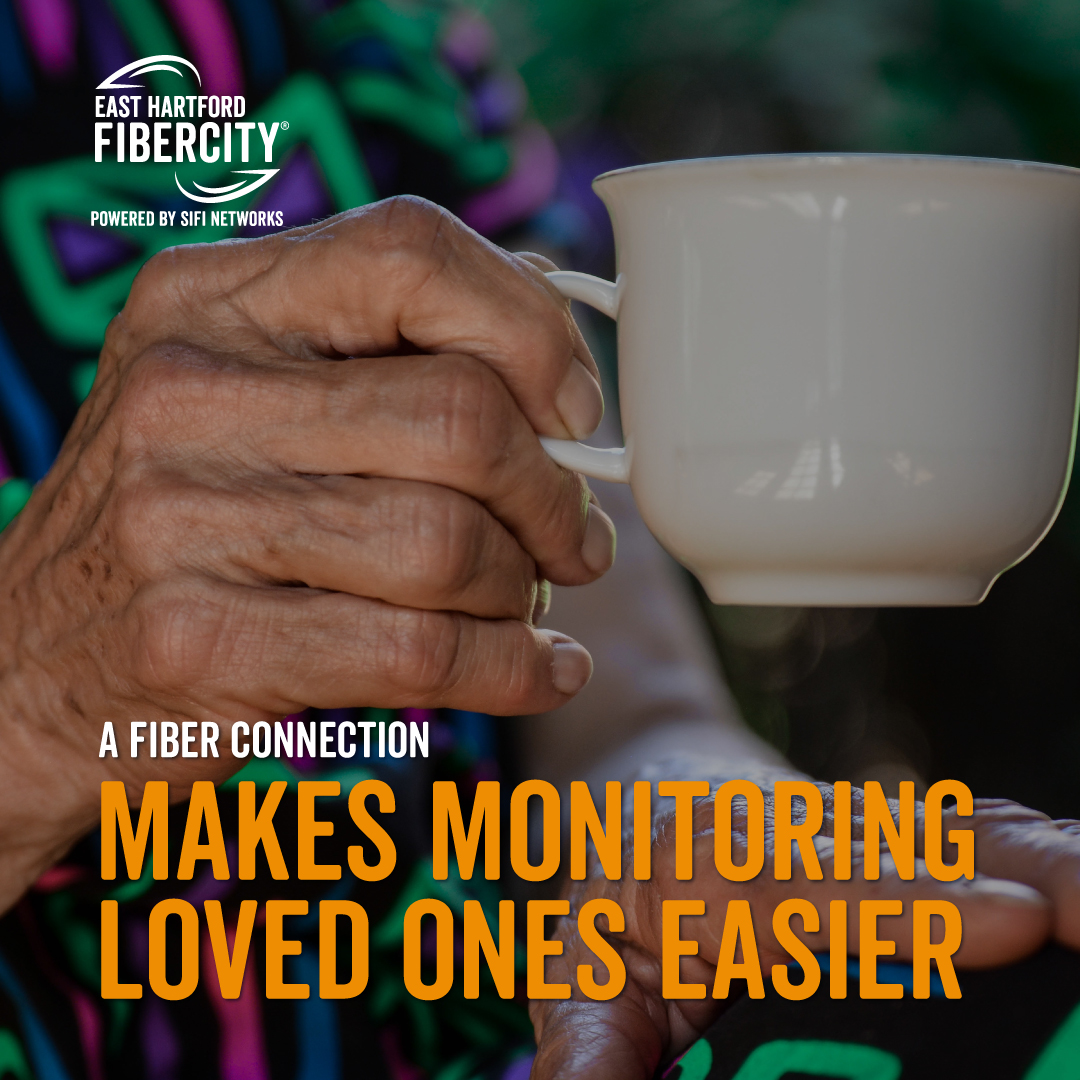 With fiber internet, you can rest easy knowing your elderly loved ones are safe! Smart home monitoring services supported by fiber can ensure seniors are cool and comfortable even during record temps.

#EastHartfordFiberCity #EastHartford #FastInternet