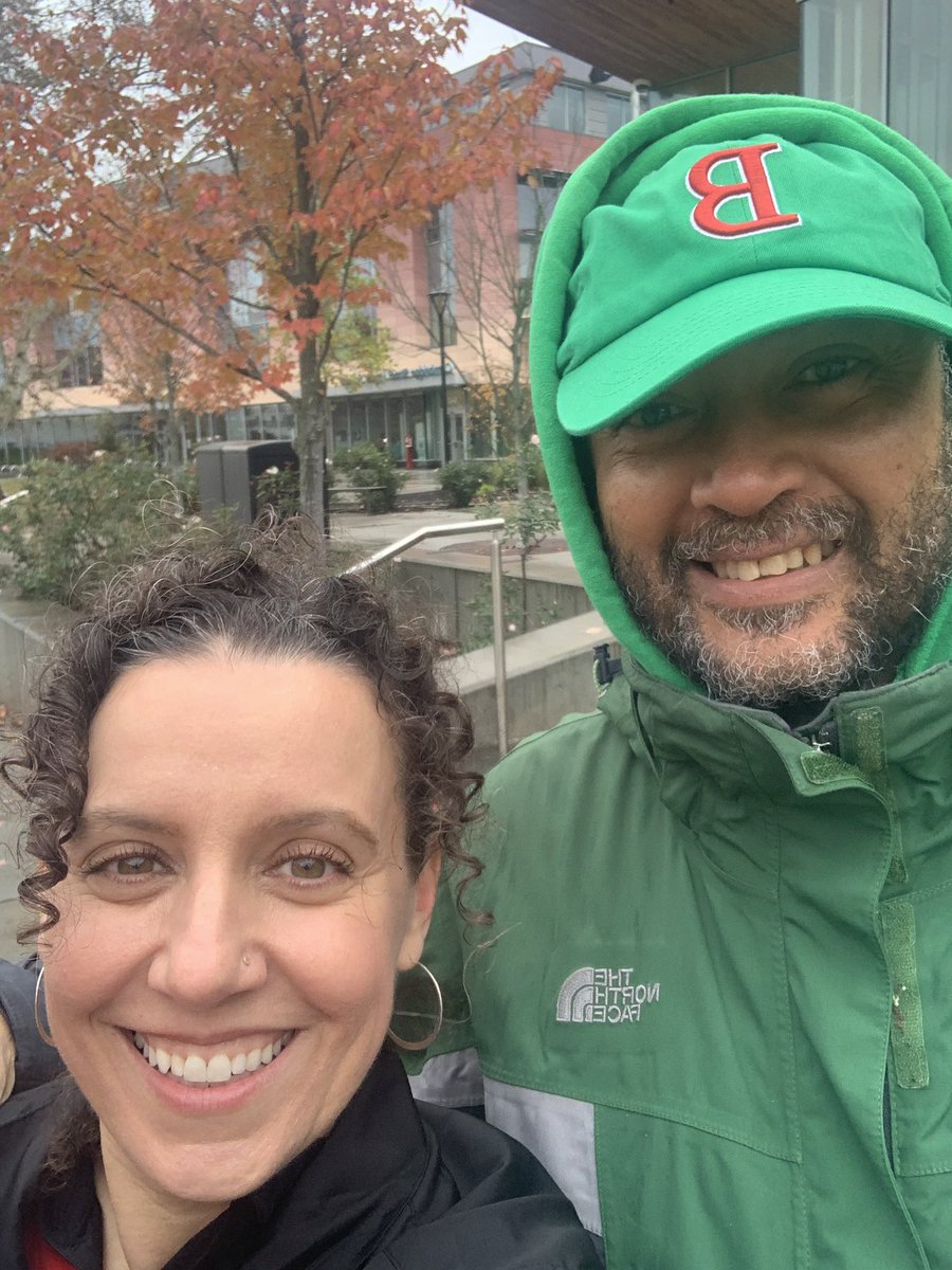 Morning shift volunteers were out in the 🌧️!  Here’s to #electionday 🌈 Much gratitude to y’all 🙏🏽 #election2023#cambridgema #schoolcommittee #reelectrachel <a href="/croberts73/">Caitlin Roberts</a> <a href="/qzondervan/">Quinton Zondervan</a>