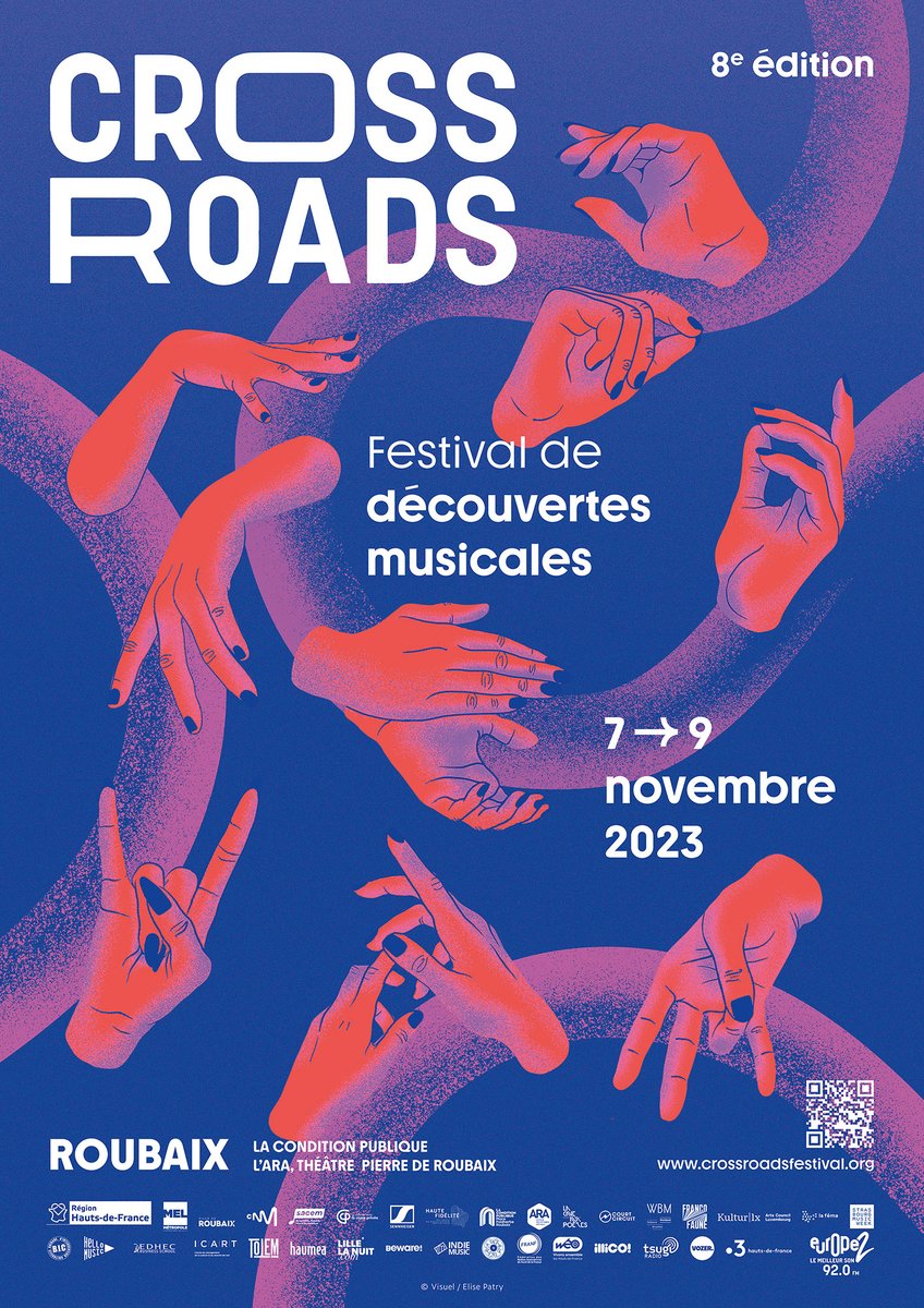 La 8e édition du Crossroads Festival commence aujourd'hui. 3 jours de découverte d'artistes émergents issus des Hauts de France et d'ailleurs dans des styles très variés. Le tout dans un lieu unique et des tarifs très raisonnables. crossroadsfestival.org