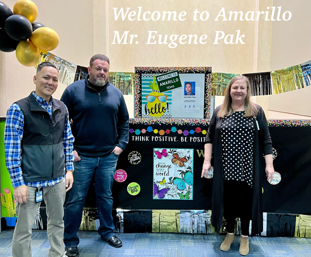AmarilloAIA's tweet photo. Fun office visit yesterday welcoming Mr. Eugene Pak to Amarillo 👏👏👏 @Pak_Org_ @Finnegan_CLG @GarciaBeProud #GrothWithRespect #LifeATATT https://t.co/K1ZppESi9x