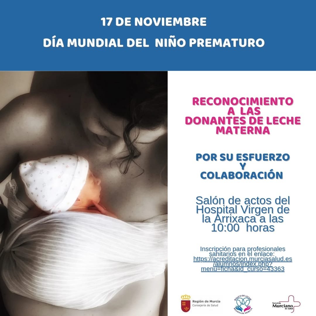 El 17 de noviembre agrupamos las dos caras de la moneda: madres donantes de leche materna y familias de bebés prematuros receptores con motivo del día mundial del niño prematuro. Emocionante.