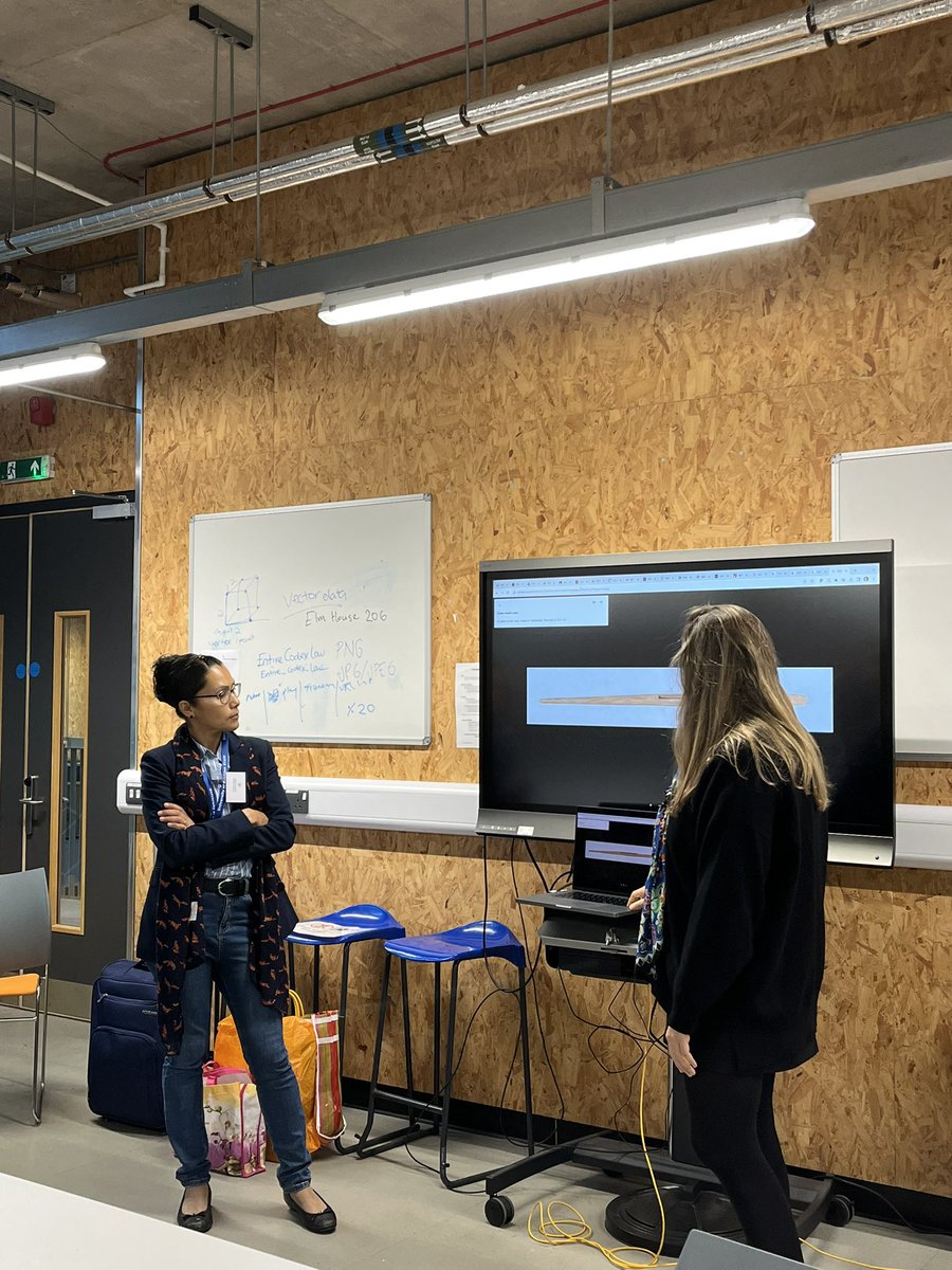 Participants presenting their stories made with @iiif_io manifests for images, videos and 3D! Stories were produced with the #exhibit storytelling tool during our workshop! #CultureDigitalSkills @ahrcpress @uniofbrighton