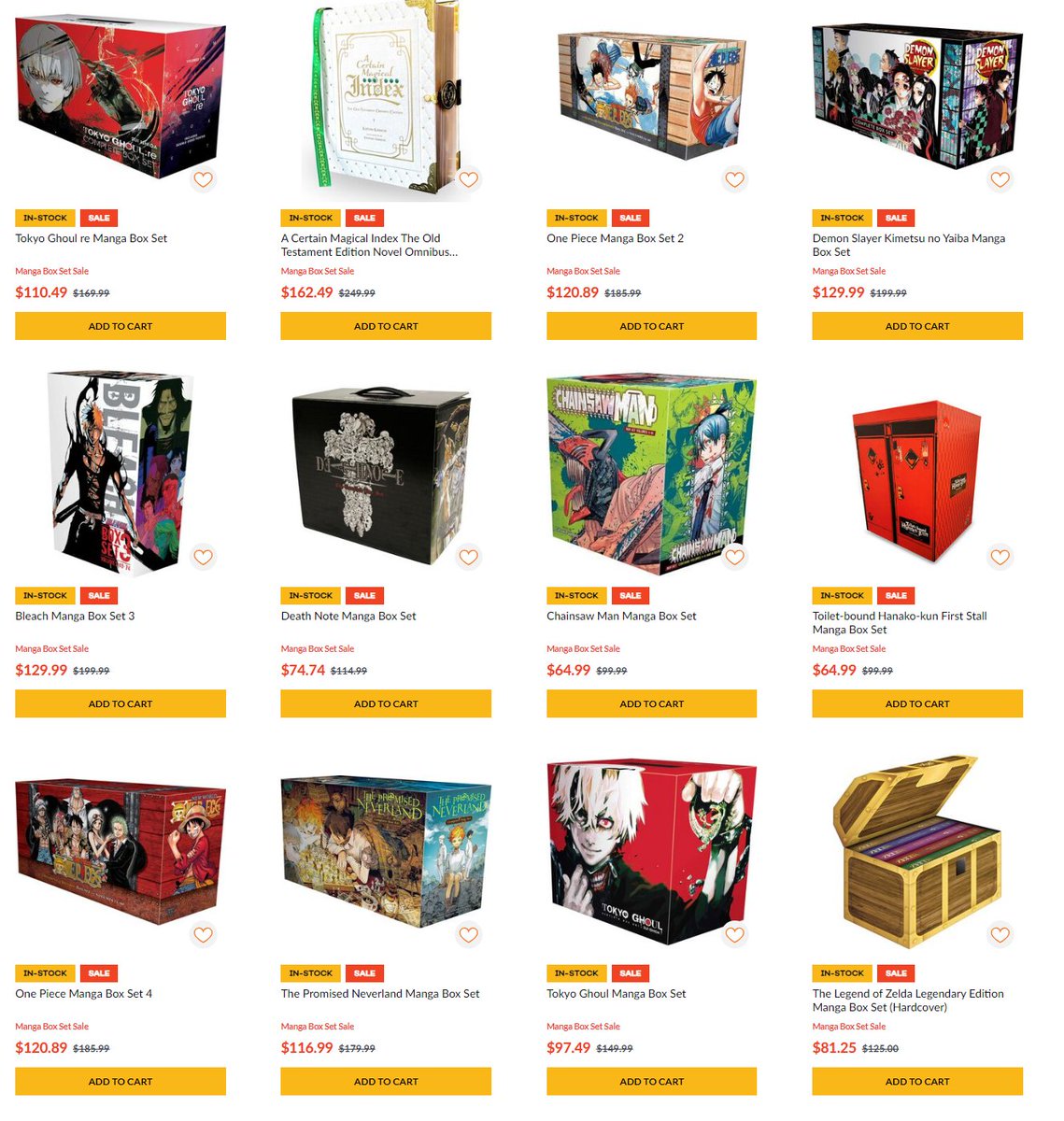 MangaAlerts's tweet photo. The Crunchyroll Store's Manga Boxset Sale is now live on their website

https://t.co/iKPEv0tAr1

#manga #mangatwt #mangadeals