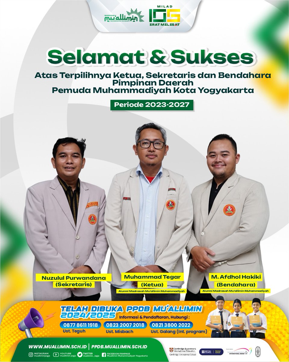 Tahniah, 
Kak tegar dan kak Afdhol
Catat sejarah kejayaan PDPM Kota Jogja 😉