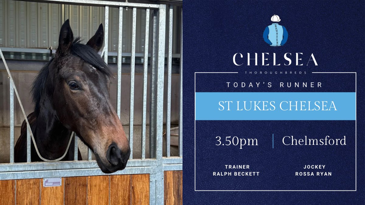 Best of luck to ST LUKES CHELSEA today @RalphBeckett @Rossaryan15 @ChelmsfordCRC @shopoliverbrown