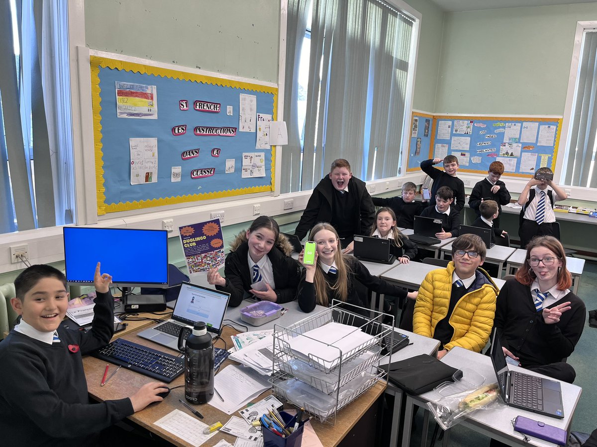 MrMacleod22's tweet photo. New members at Duolingo Club…and all very competitive 😂🌍
@PenicuikHS @PenicuikML @duolingoUK #Duolingo https://t.co/BA1RWupLIQ