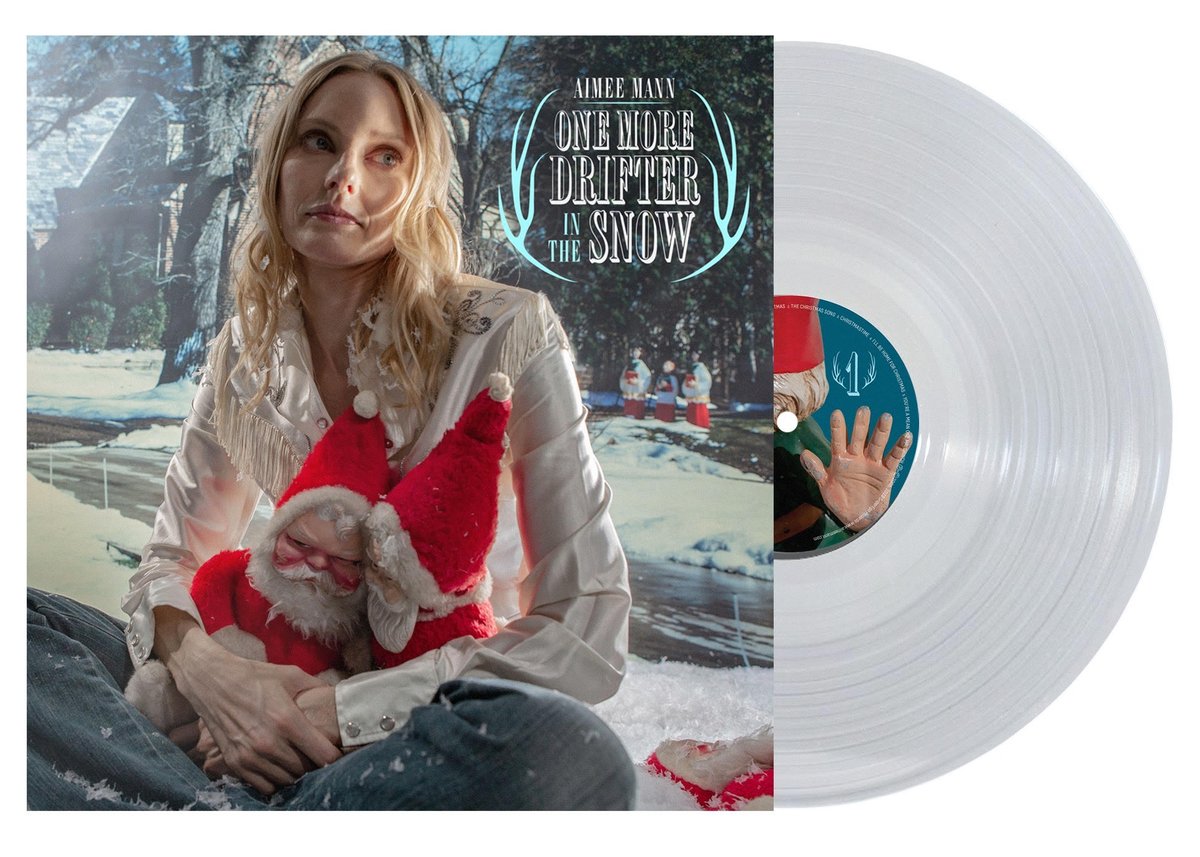It's beginning to look even MORE like Christmas! For the first time ever, Aimee Mann's 'One More Drifter in the Snow' will be released on vinyl! You can get Aimee's holiday classic remastered and on ice clear vinyl, in stores on 11/17 or pre-order now at musicglue.com/aimee-mann/pro…