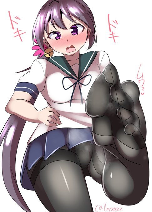 「ああもう…わかったから、嗅ぐなら早くしなさいよこのクソ提督…!///」    ムレムレ黒タイツ曙チャン(ˇωˇ)進水日おめでとう!(連続1341日目          #艦これ版真剣お絵描き60分一本勝負_20231107#艦これ版深夜の真剣お絵描き60分一本勝負 #めび環んどろ #10000日チャレンジ 