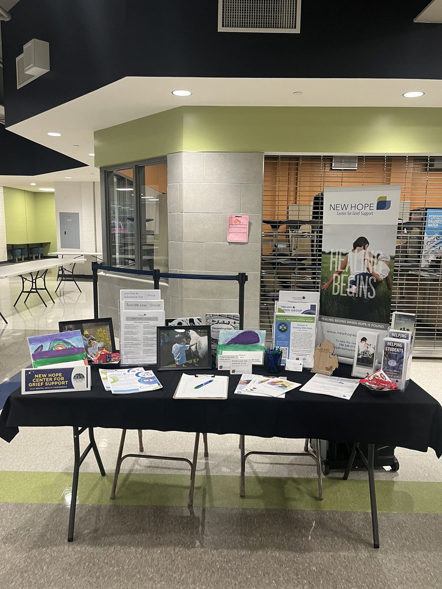 nhgriefsupport's tweet photo. Today New Hope is proud to be part of the Mental Health Conference presented by the Wayne County Suicide Prevention Coalition, supported by Growth Works and Trinity Health. https://t.co/2u3YRXig7f