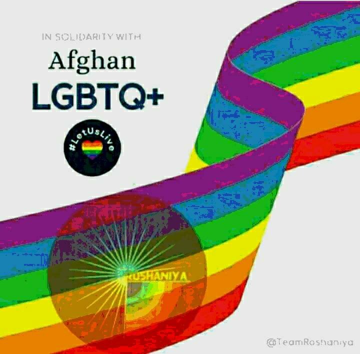 #WeLGBTQIAfghansExist
#SaveAfghanLGBTQI
#LGBTRights
#WeNeedHelp
#HearUs
#DoNotIgnoreUs
@afghani1rainbow
@ali_tawakoli 
@RainbowRailroad