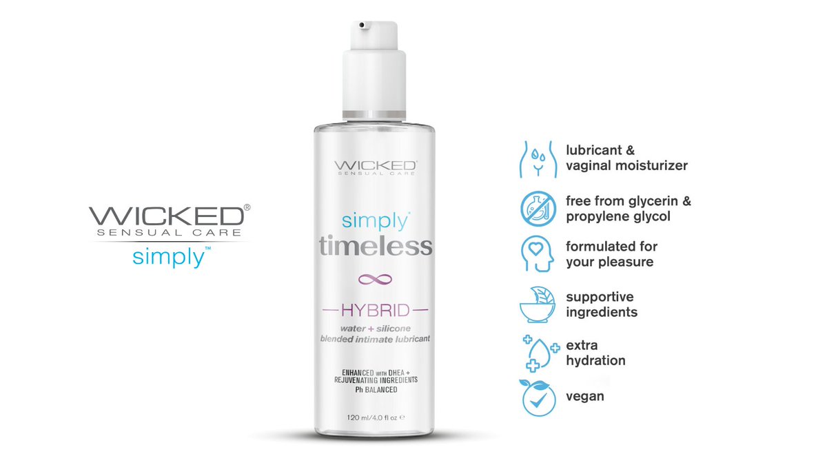 We love the comfort of simply® Timeless Hybrid, infused with DHEA and vitamin E. Explore at WickedSensualCare.com/product/simply…