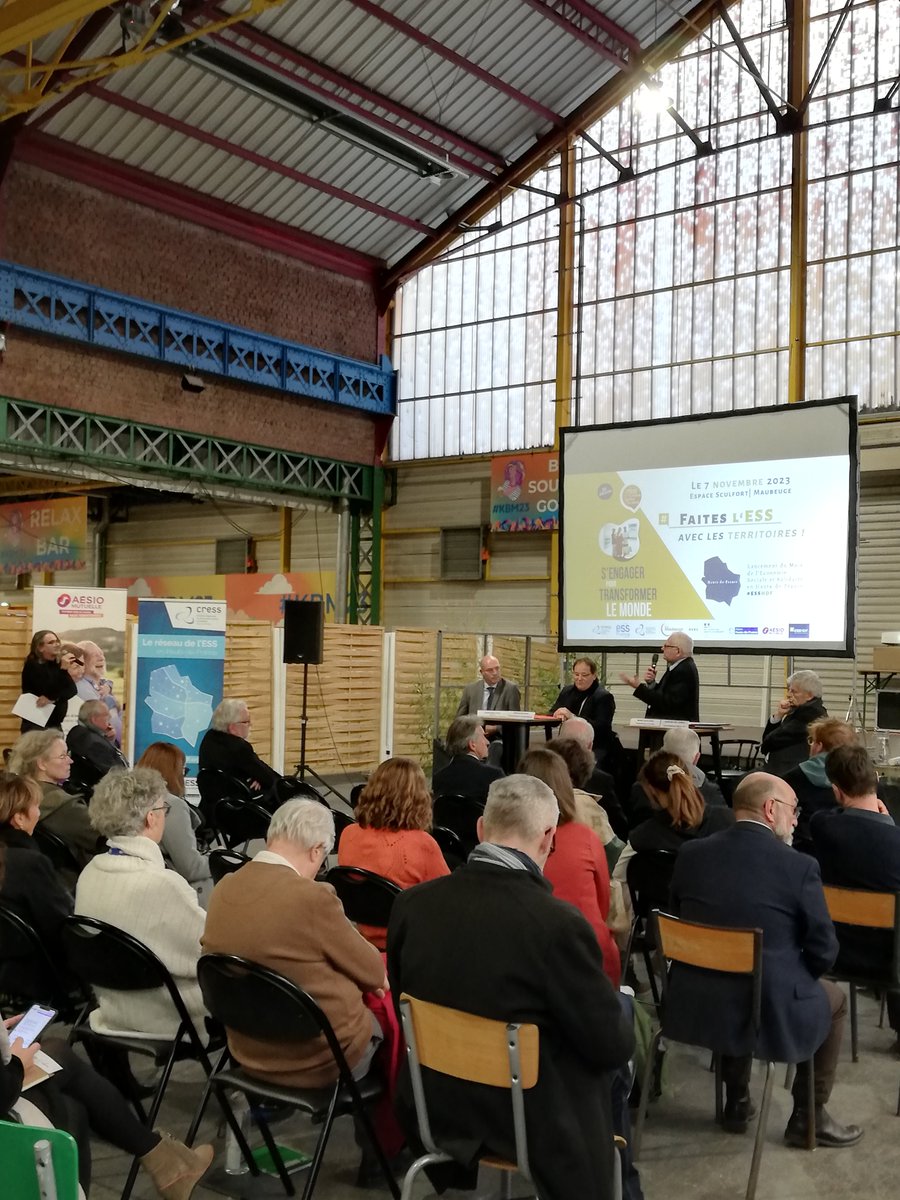 AesioMutuelle's tweet photo. 🔴#LIVE « Faites l’ESS avec les territoires » #ESSHDF
C’est parti pour l’évènement d’ouverture du mois de l’ESS de la @CressHdf
RDV à 17H pour la remise des Prix ESS des Hauts-de-France et le Prix #ESSisation AÉSIO mutuelle.  
On a hâte ! 😊
#MoisESS23 https://t.co/RI2IxC3KXi