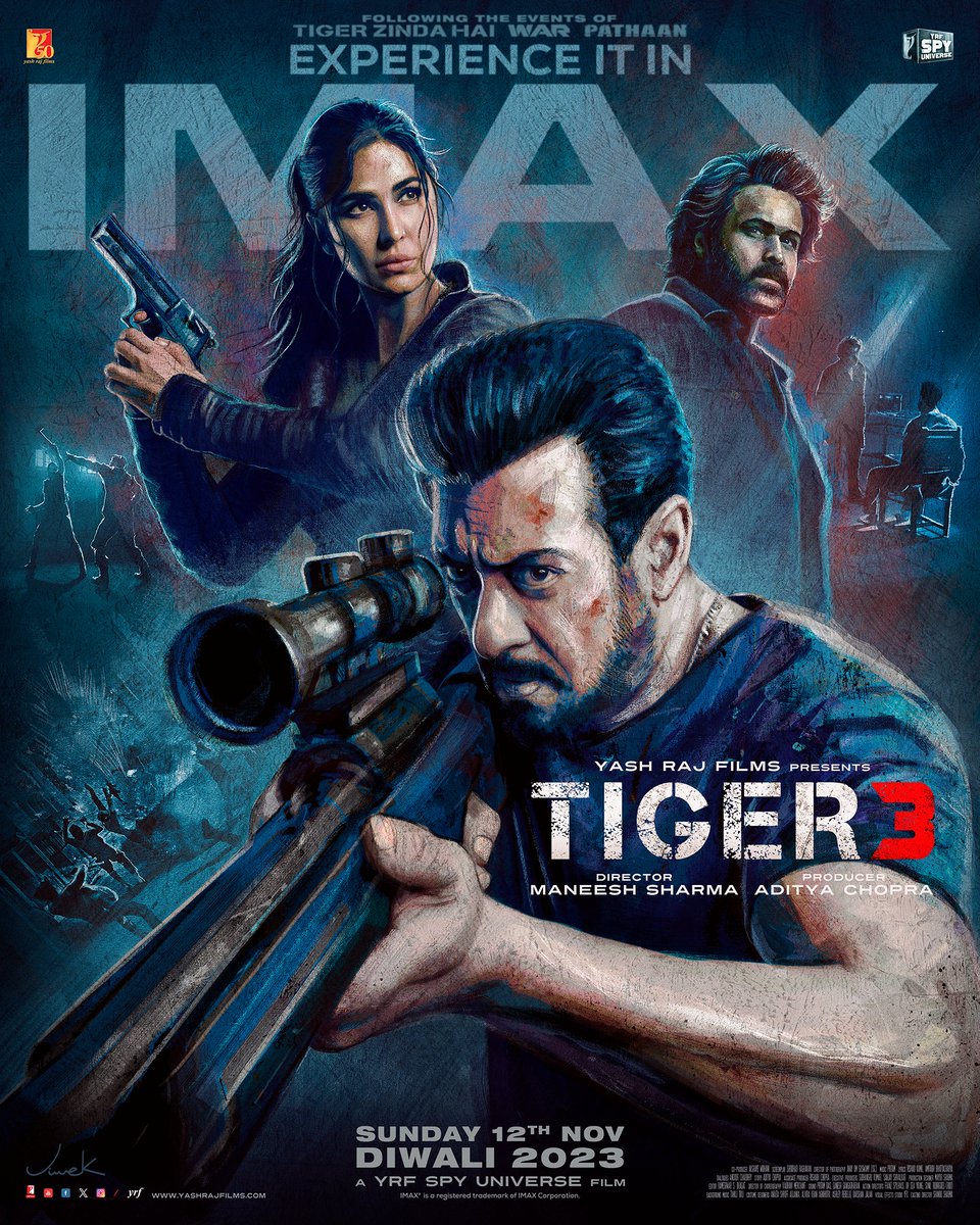 Experience #Tiger3 in IMAX, starting this Sunday. The action-packed spectacle is full of fight scenes meant for the biggest screens and baddest sound system. imax.com/tiger-3